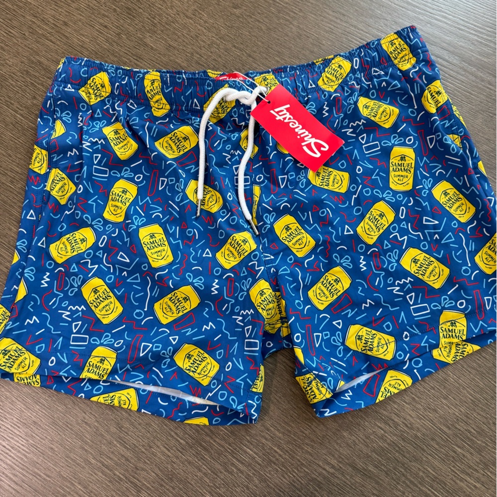 Samuel Adam’s Sundrop Blue Swim Shorts SIZE XL
